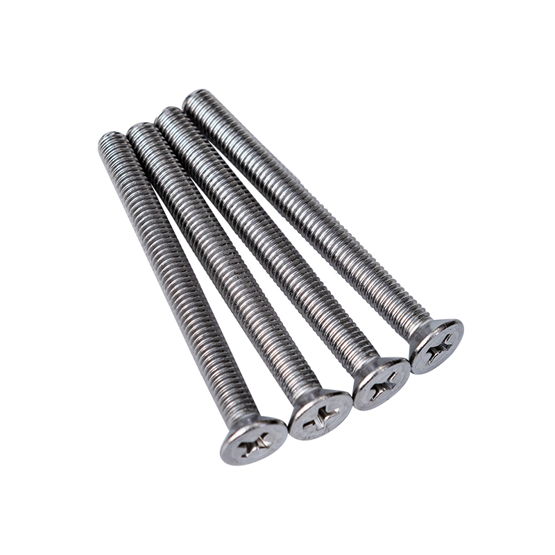 SS304 GB819 M8 Çapraz Gömme CSK Başlı Makine Vidaları